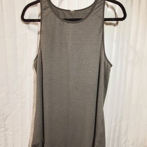 Women's tank top, back tie-up, Lululemon, size 10, olive green